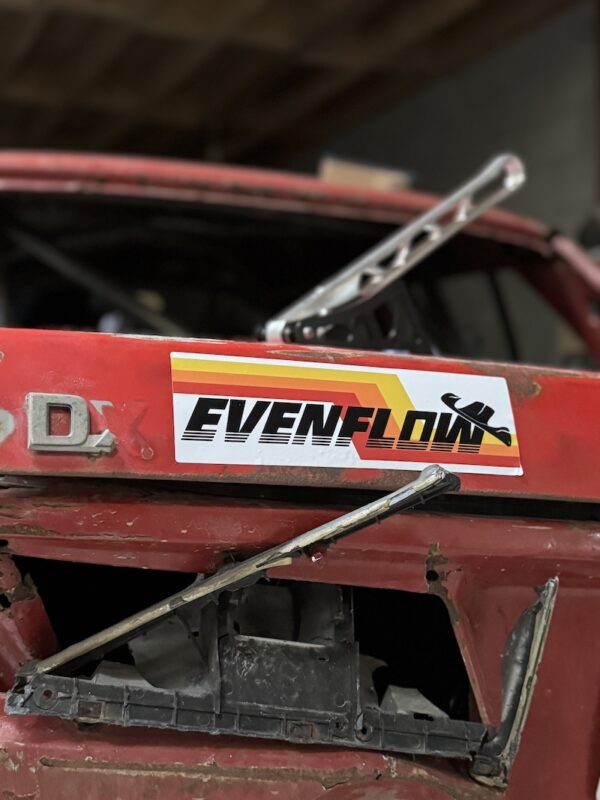Retro Stripe Sticker