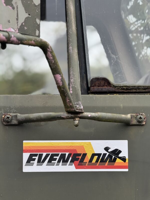 Retro Stripe Sticker - Image 2