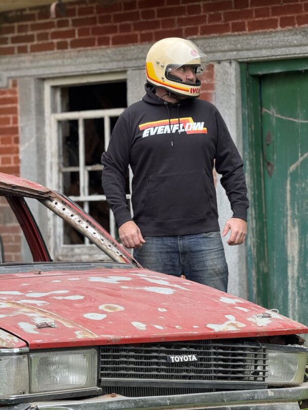 Retro Hoodie - Black - Image 4